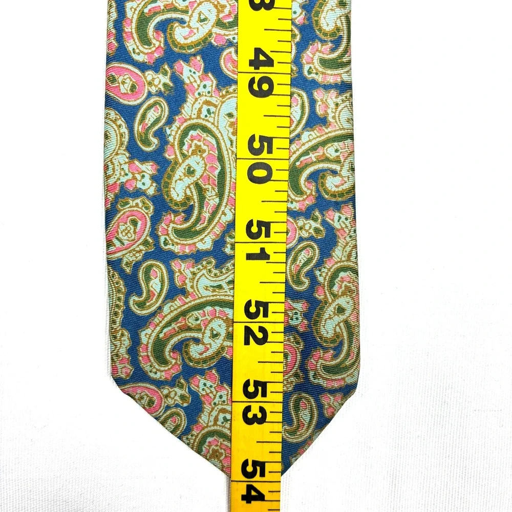 VTG Brooks Brothers Makers Silk Tie Paisley Print